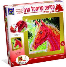 פסיפס קריסטל ארט סוס אצילי