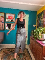 שמלה צמרירית מפוצצת סטייל מידה M/L