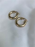 עגילי חישוק 4 מ"מ זהב 14K M