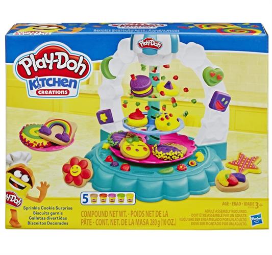 פליידו – יצירות במטבח – מסיבת העוגיות עם הפתעת פצפוצים