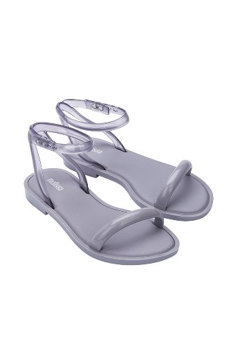 סנדל פס מליסה-סגול/אפור