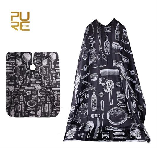 סינר תספורת עם הדפס מדליק