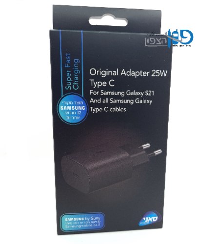 ראש טעינה SANSUNG מקורי מהיר במיוחד 25W