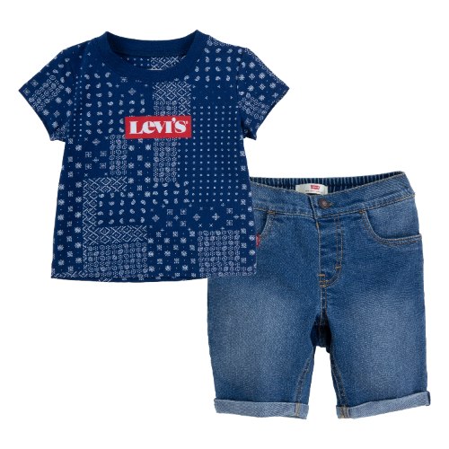 חליפת שורט LEVIS הדפס בנדנה 0-4