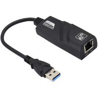 מתאם כרטיס רשת מהיר מ- USB 3.0 ל- LAN RJ45 GIGABIT