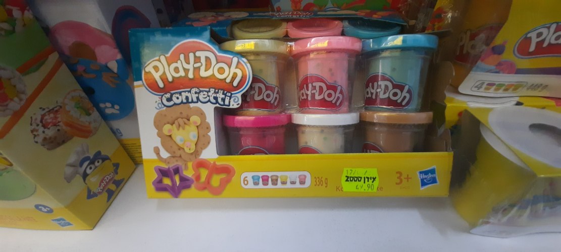 Play doh שישיית בצקים קטנה