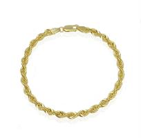 צמיד זהב חבל בינוני 14 קראט לאישה 2.6 ממ