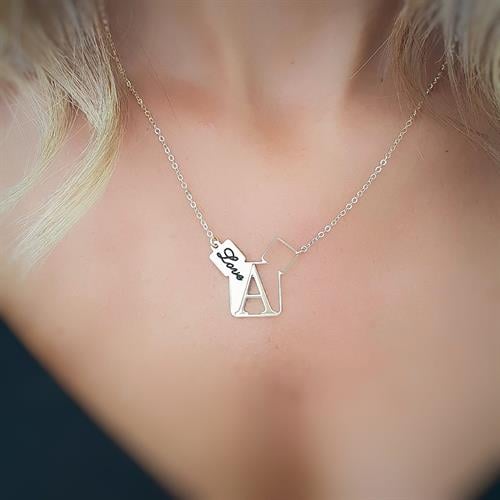 שרשרת מייקל בשילוב חריטה