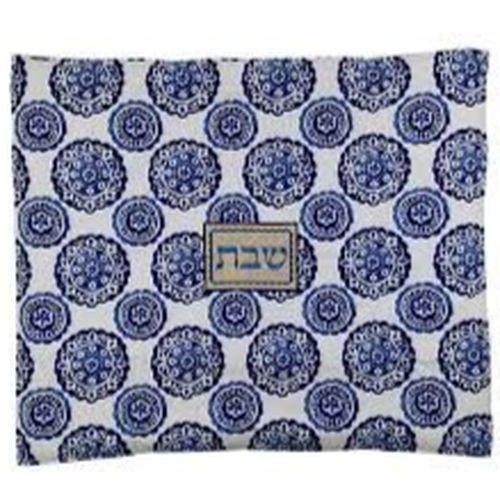 כיסוי לפלטת שבת כחול לבן
