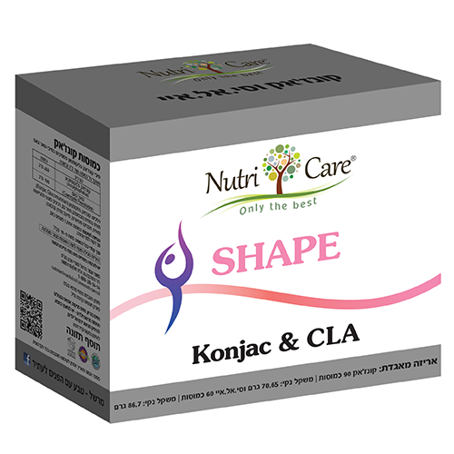 מארז שייפ -קונג'אק ו-CLA, מכיל  90 כמוסות, נוטרי קר