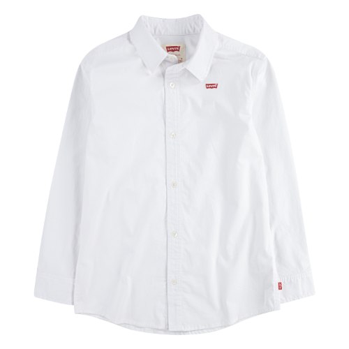 מכופתרת לבנה לוגו LEVIS