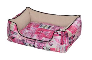 מיטה רטרו מודפסת