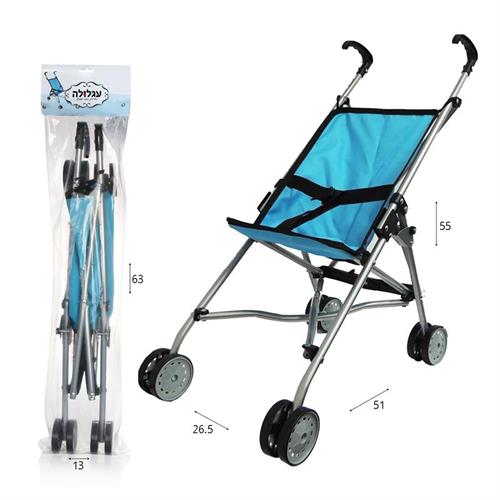 עגלולה לוליפופ מתקפלת כחולה