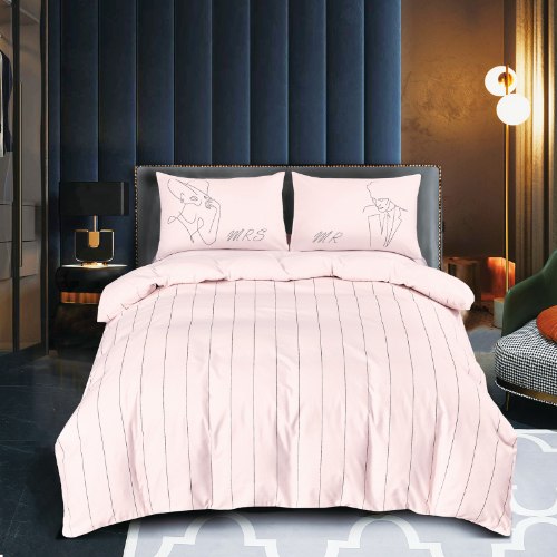 סט מצעים מלא למיטת קווין 180/200 דגם ארט - 1415