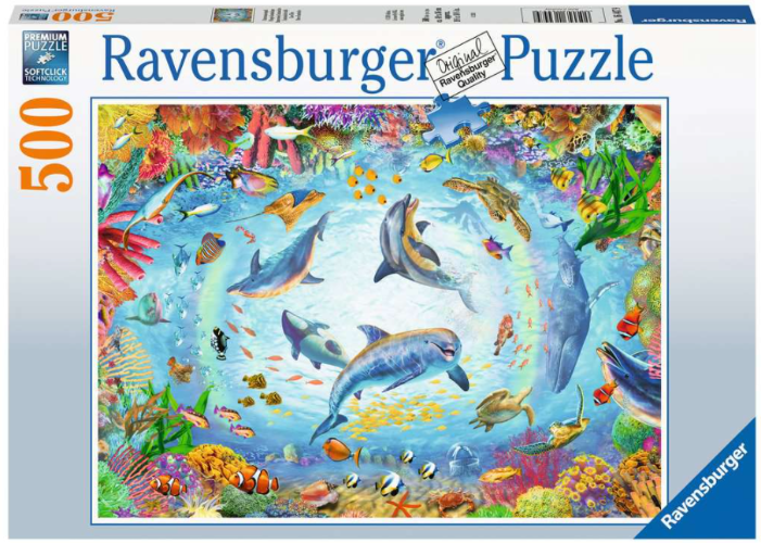 דולפינים פאזל 500 חלקים
