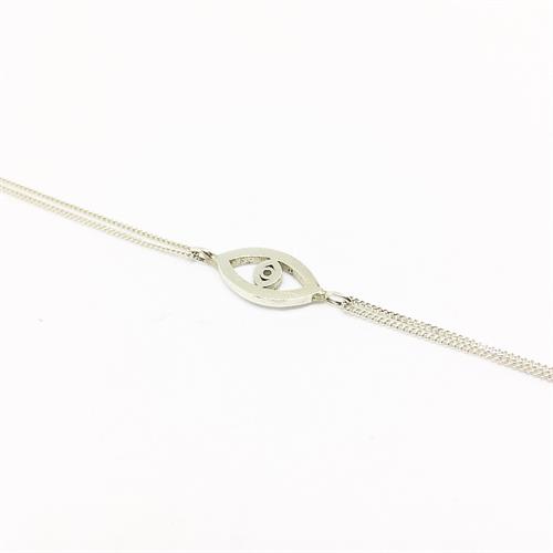 צמיד עין כסף