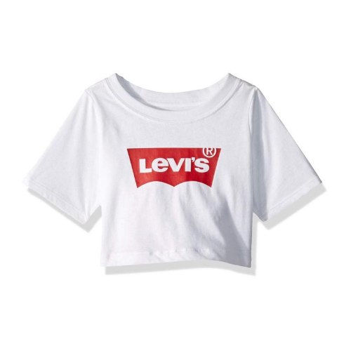 טישירט LEVIS לבנה קרופ 2-16