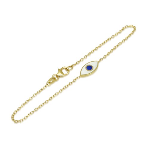 צמיד זהב עין הרע לנערה או אישה 14 קרט