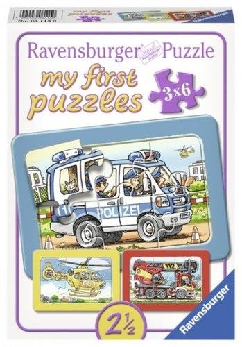 הפאזל הראשון שלי (3 פאזלים) -  כלי תחבורה