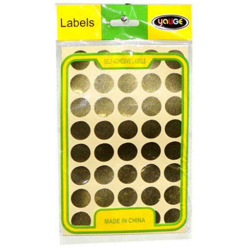 מדבקות עגולות זהב/כסף 1.7