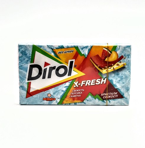 Dirol בטעם אפרסק אבטיח