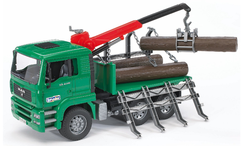 ברודר - משאים MAN מוביל עצים