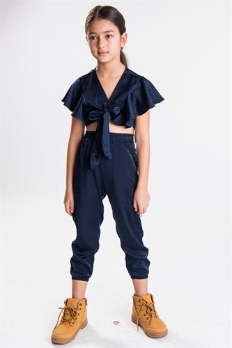 טווין סט JUDE מכנס וטופ FLAMINGO