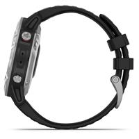 שעון דופק Garmin Fenix 6 Silver with Black Band