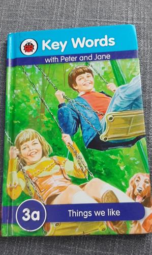 ספר  להכרת מילים בשפה האנגלית, Key Words, Tings we like, עם איורים מקסימים מבית ladybird