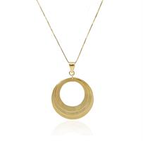 שרשרת עיגול חריטה מזהב| תליון המתאים לחריטה של שמות