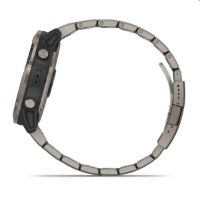 שעון דופק Garmin Quatix 6X Solar Titanium w/ Titanium Band