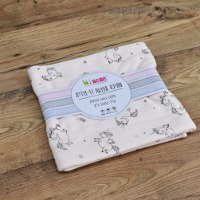 שמיכת קיץ דו צדדית ורוד בהיר חדי קרן