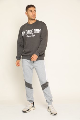 מכנס פוטר גבר מדוגם