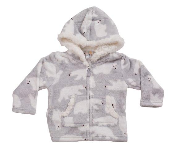 קפוצון פרווה דובים - אפור