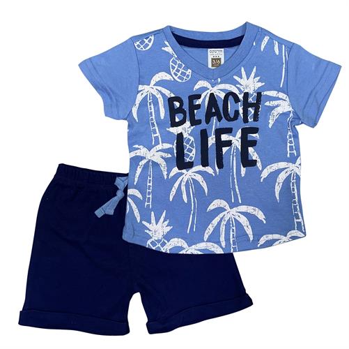 חליפה חוף ים כחול