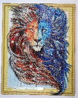 קריסטל ארט - אריה 40X50