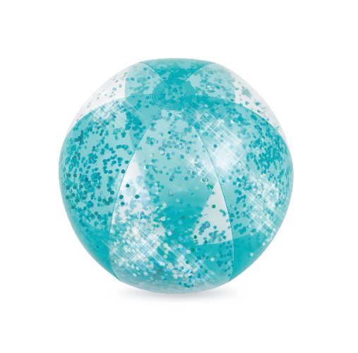כדור חוף כחול נצנצים  51 ס"מ