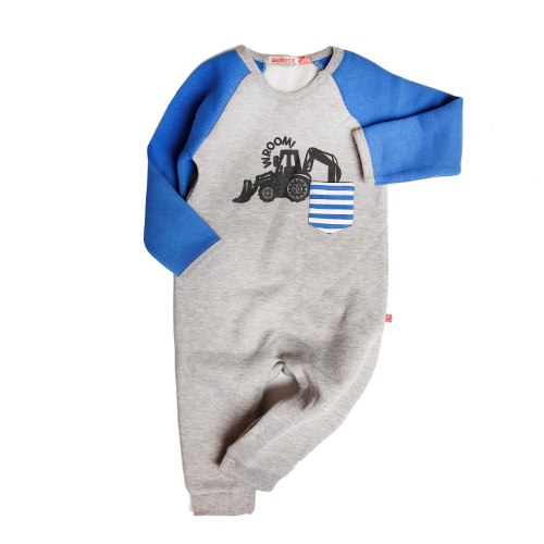 אוברול פוטר טרקטור בייבי בנים