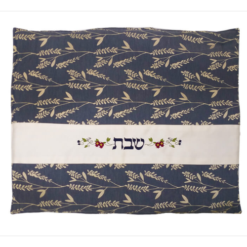 כיסוי לפלטת שבת רימונים ג'ינס / קרם