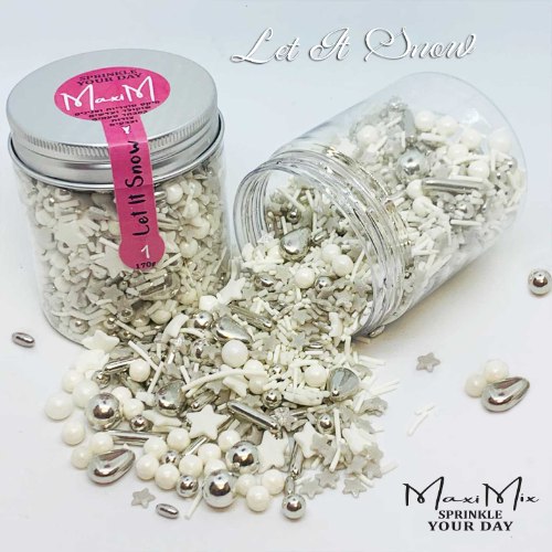 מקסי מיקס 1 - LET IT SNOW | מיקס סוכריות לבנות בהשראת פרוזן. מיקס חורפי, לבן וחגיגי.