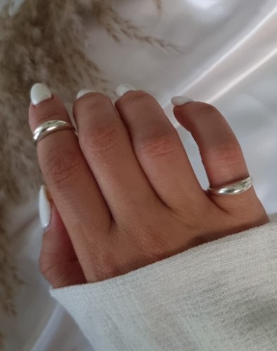 טבעת כסף טל