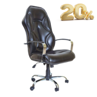 כיסא מנהלים פרמיום ארגונומי דגם KUPA בצבע שחור