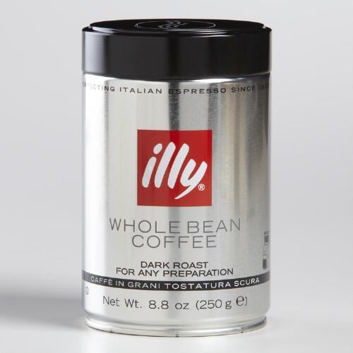 250 גרם פולי קפה אילי ILLY שחור