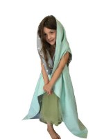 שמיכת גלימה לילדים (ניתן לבחור צבע וכיתוב)