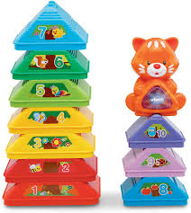 מגדל מספרים עם חתול מואר