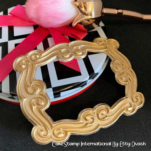 תבנית מסגרת חני | ליצירה בשוקולד | תבנית מסגרת לקישוט עוגות מיוחדות