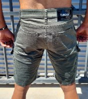גברים | T-AKASHI SHORT JEANS OLIVE