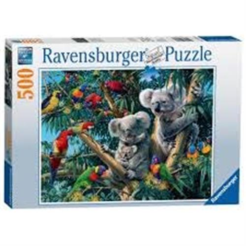פאזל 1000 חלקים קואלות ותוכים- ravensburger puzzle