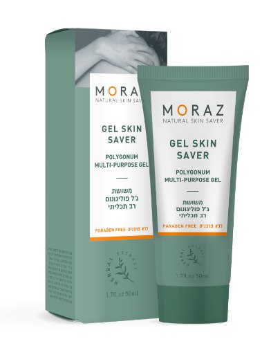 משושת משחת פוליגונום להקלה על עור מגורה  SKIN SAVER  מורז