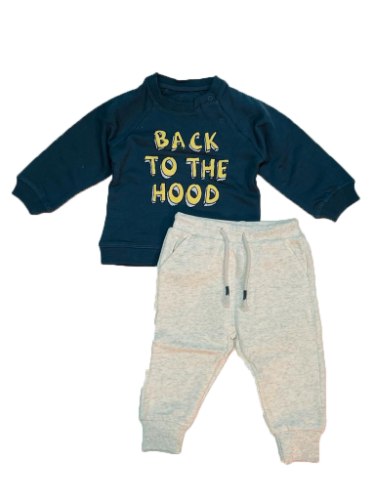 חליפת גן HOOD כחול